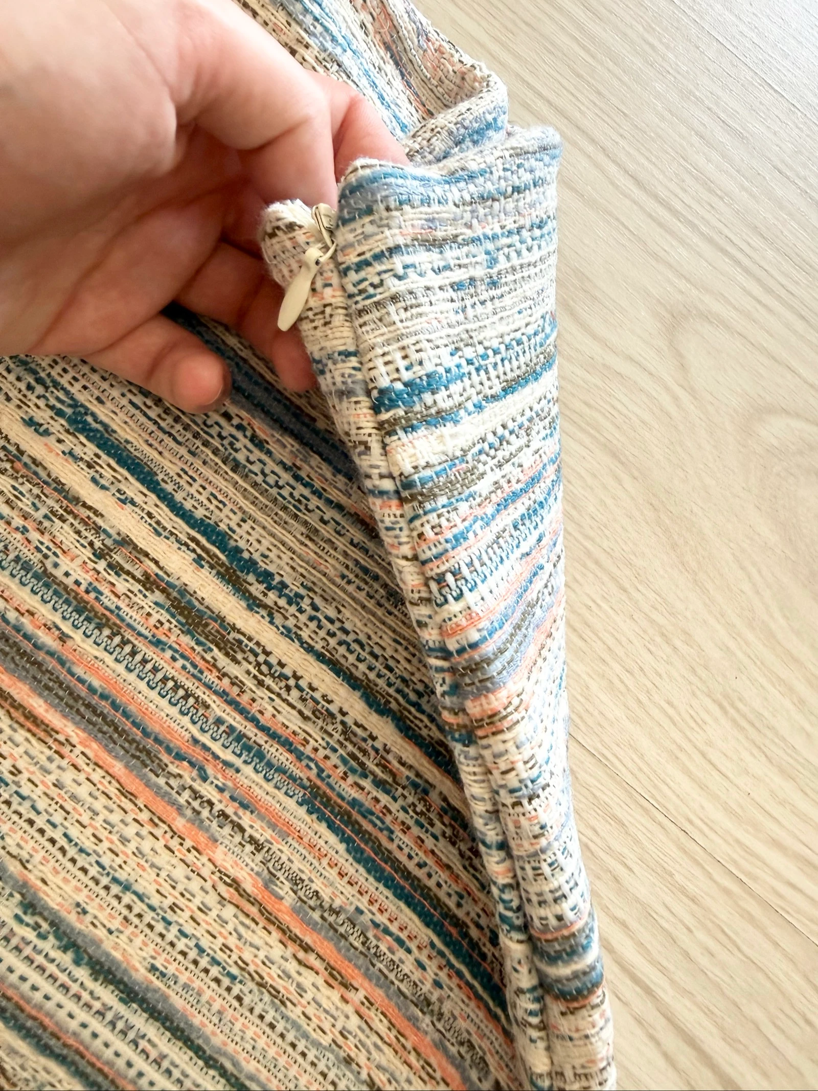 Mini saia de malha multicolorida Camaïeu tamanho 36 P – photo 3